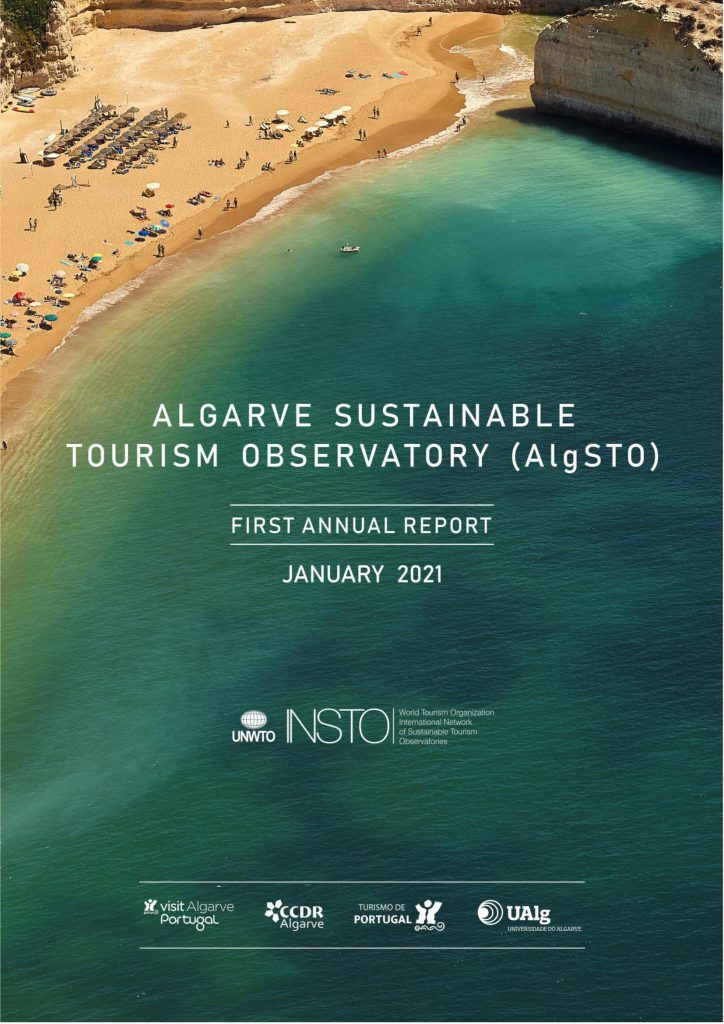 Algarve Sustainable Tourism Observatory's First Annual Report Cover