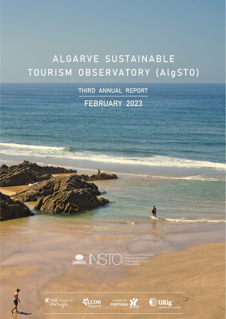 Algarve Sustainable Tourism Observatory's Third Annual Report Cover